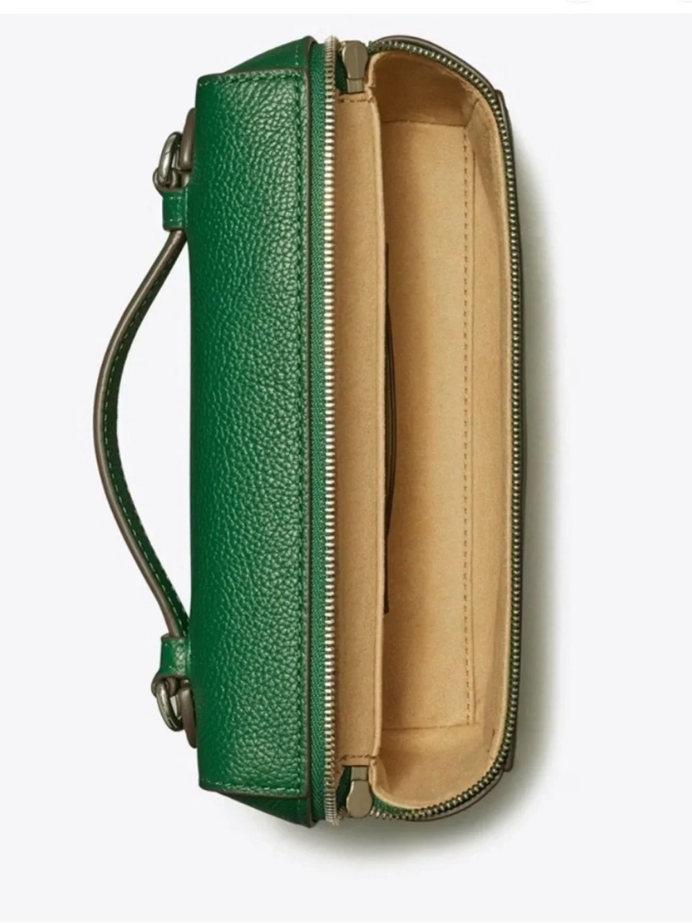 Tory Burch Romy Slim Top Handle Crossbody Bag Green $295 NWT